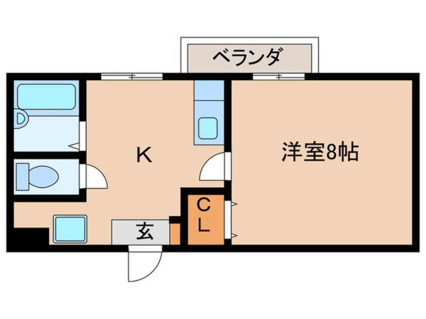 間取図 エクセレント中村2号棟