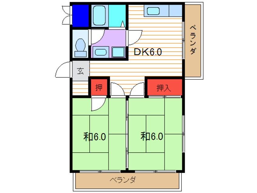 間取図 コープＫＩＺＡＫＩ