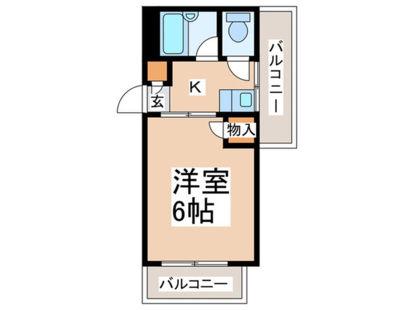 間取図 ＤＯ大阪港