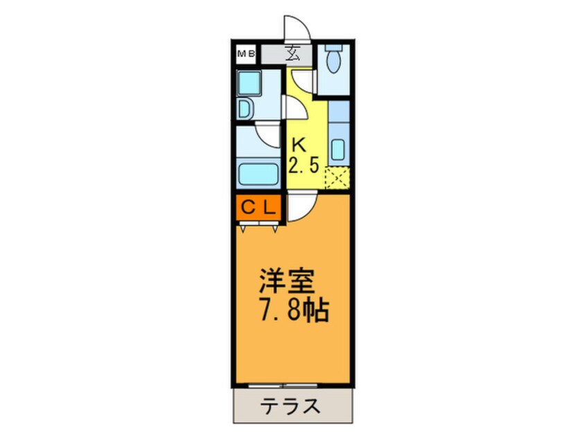 間取図 フジパレス光南町Ⅱ番館