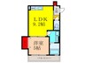 セレニティ荒本A棟 1LDKの間取り