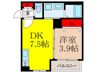 間取図 エイデン新大阪