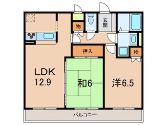 間取図 Ｒｅｆｉｎａｄｏ　Ｕｏｚａｋｉ