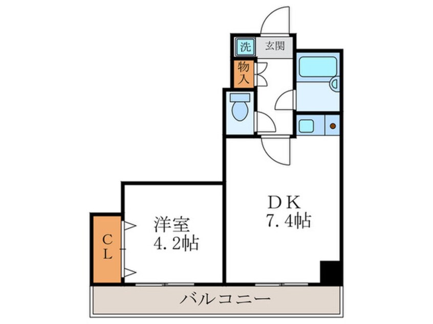 間取図 カーメル北野