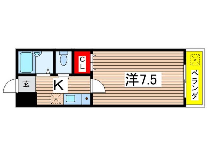 間取図 メゾン荒木