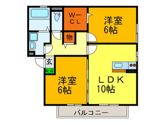 間取図 セジュ－ル輪