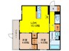 K１阪南町 2LDKの間取り
