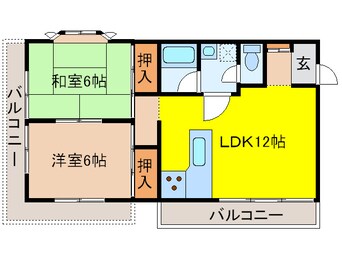 間取図 スカイハイツ藤が丘