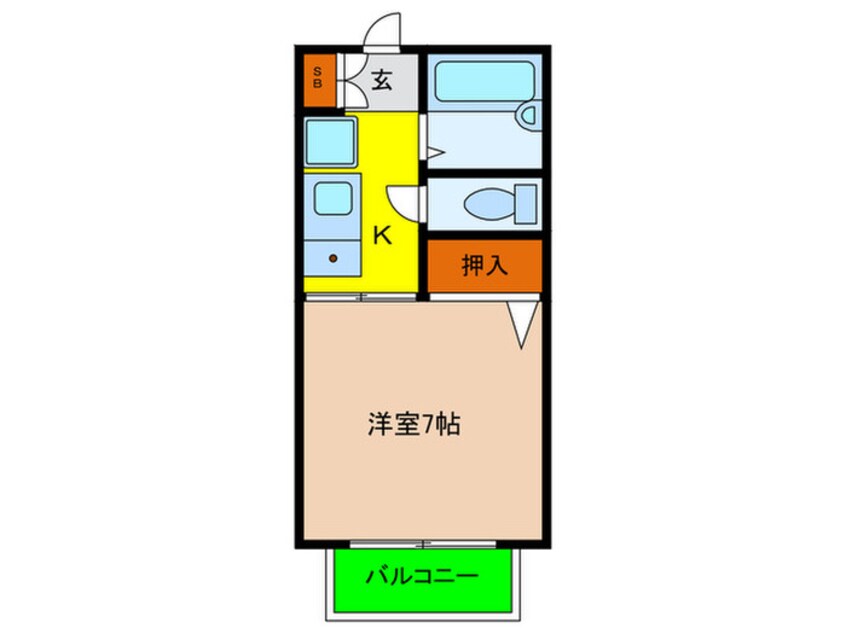 間取図 フレンドハイツ須磨