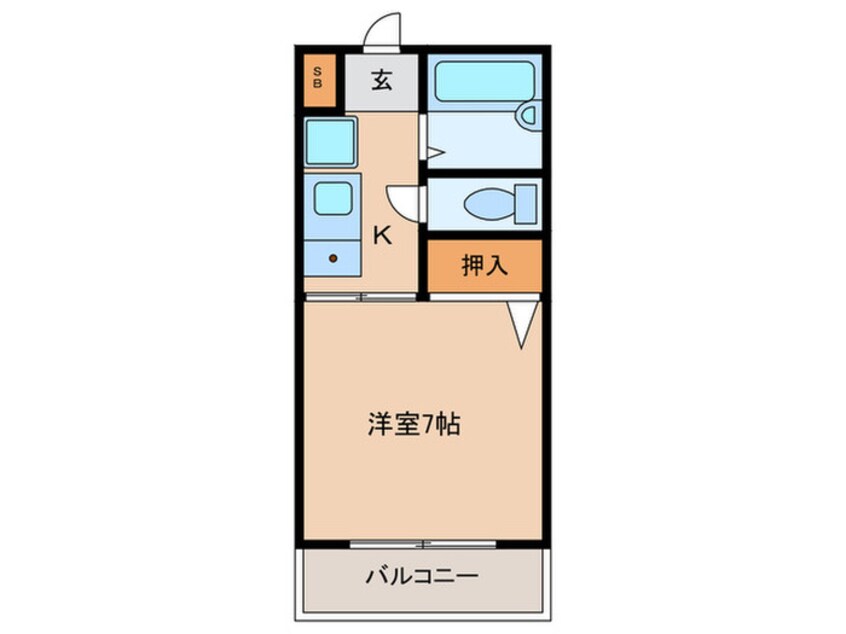 間取図 フレンドハイツ須磨