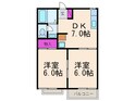 ﾛｰｾﾞﾝﾊｲﾂの間取図