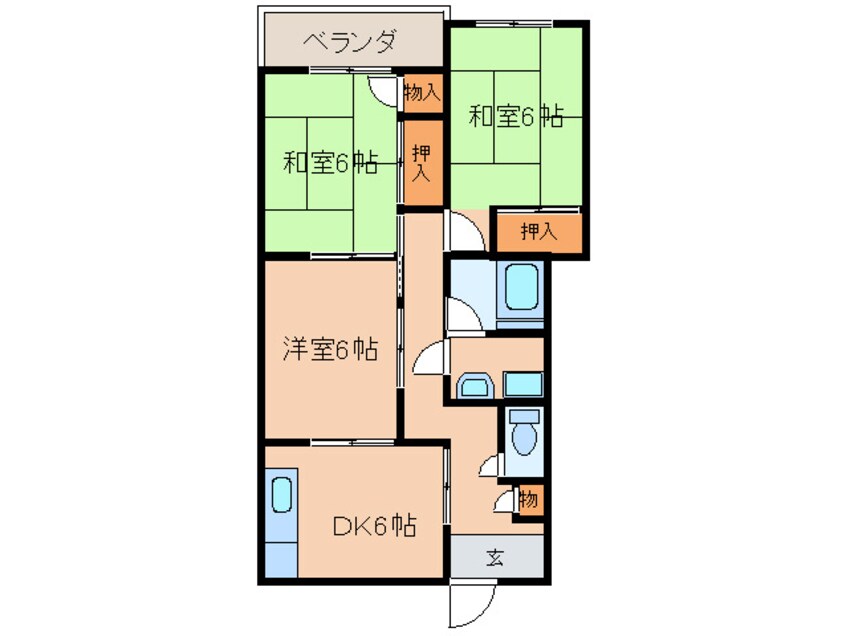 間取図 コ－トハウス寿