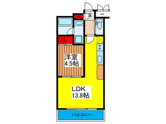 間取図 プレジオ今福鶴見