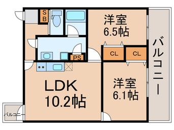 間取図 仮)下京区吉文字町新築計画