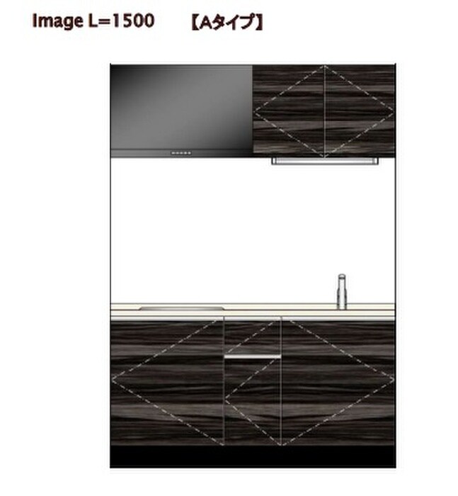 キッチン 仮)下京区吉文字町新築計画
