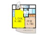 サンレムート新大阪eastⅡ 1LDKの間取り