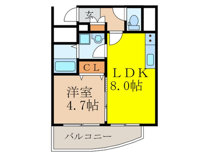 間取り図 サンレムート新大阪eastⅡ