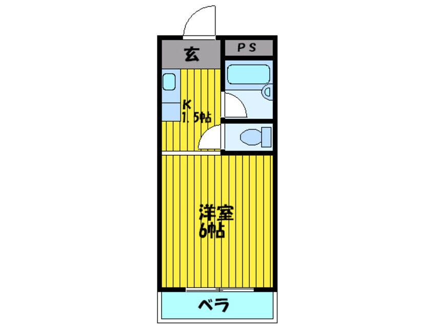 間取図 ネオコ－ポイケダヤ１号館　３Ｆ