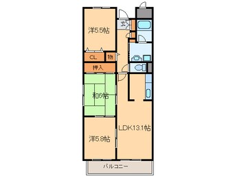 間取図 スペランツァ西神戸