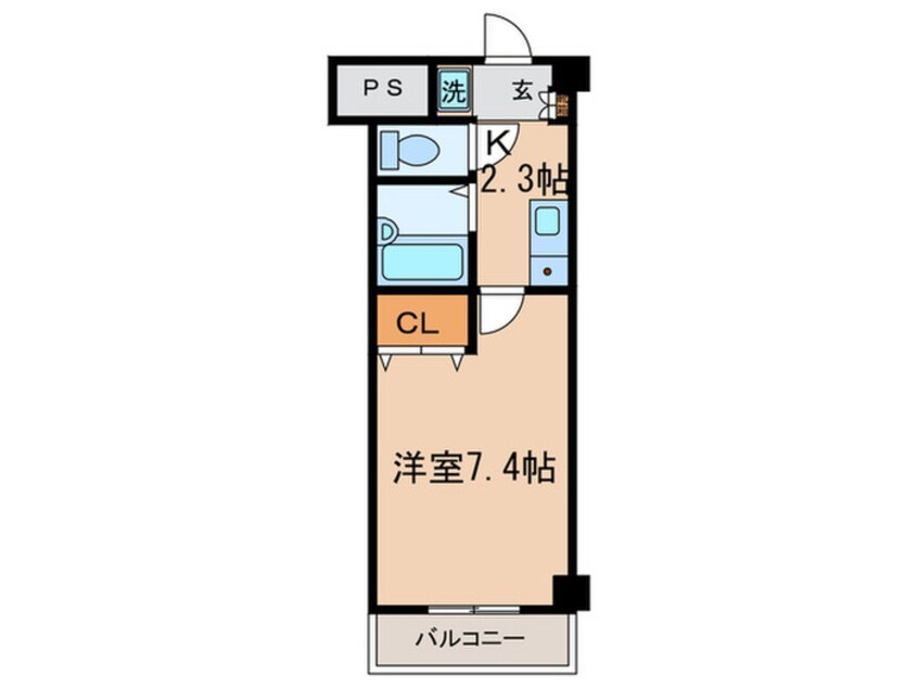 間取図 レイクヴュー堅田