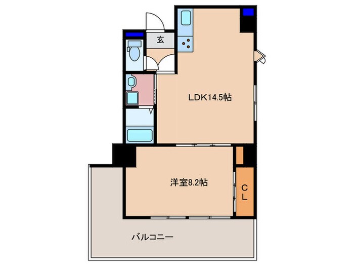間取り図 ヒルズ扇町