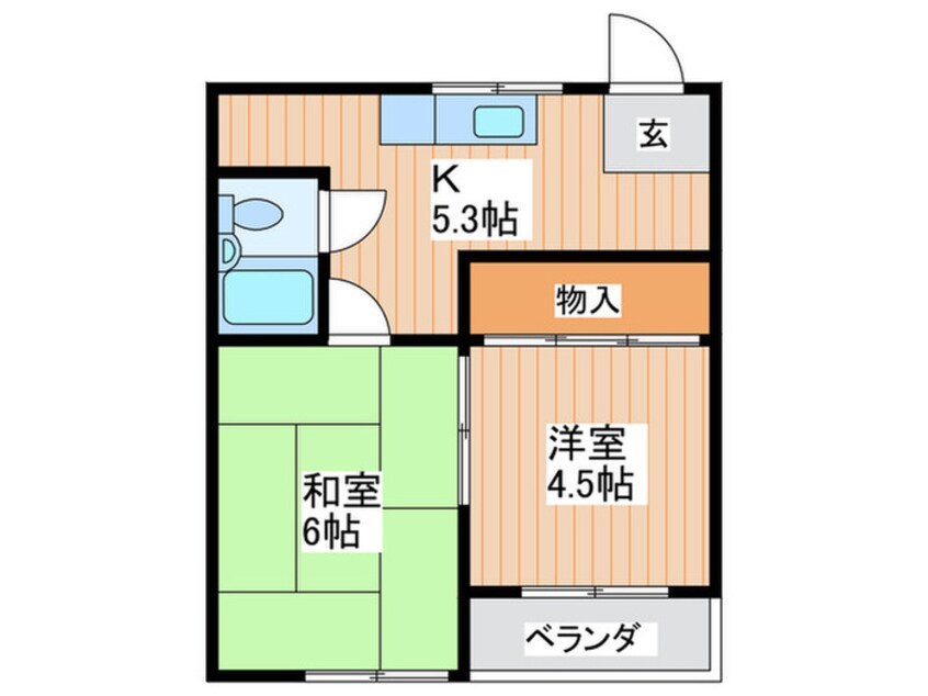 間取図 昌康マンション