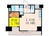 アドバンス江坂ラシュレ 1LDKの間取り