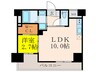 アドバンス江坂ラシュレ 1LDKの間取り