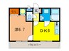 アスライフ宝塚山本ガーデン 1DKの間取り