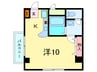 ビル住吉Ⅱ 1Rの間取り