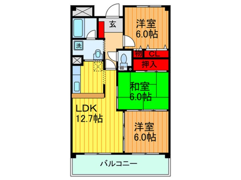 間取図 ノ－スコ－ト