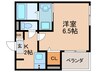 仮)Tea Pavilion 1Kの間取り