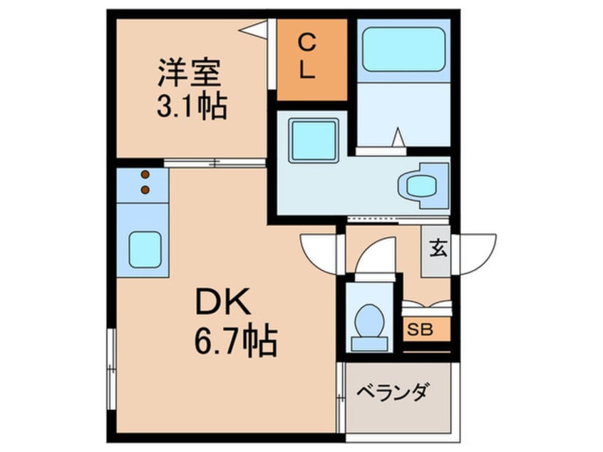 間取図 仮)Tea Pavilion
