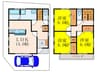 NGT南吹田4号 3LDKの間取り