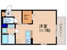 アルタ西渋川ビュー 1Rの間取り
