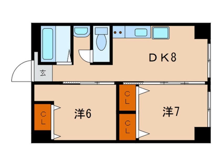 間取図 vent de mer西明石