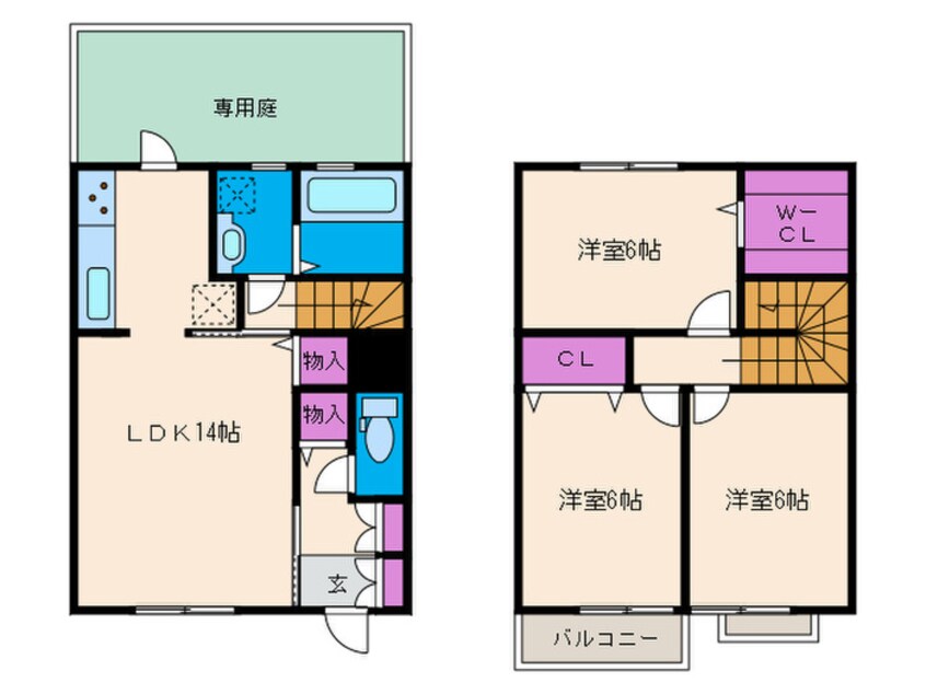 間取図 グランモア箕面