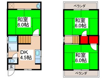 間取図 日下町４丁目戸建