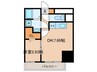 FREEDOMresidence 松原上田Ⅱ 1DKの間取り