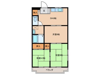間取図 Ｔｈｅ　Ｃｉｔｙ　明石