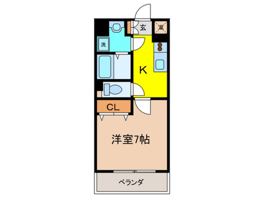 間取図 グリ－ンヒルⅢ