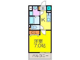 間取図 グリ－ンヒルⅢ