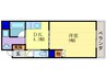 セントポーリア嵯峨野清水町 1DKの間取り
