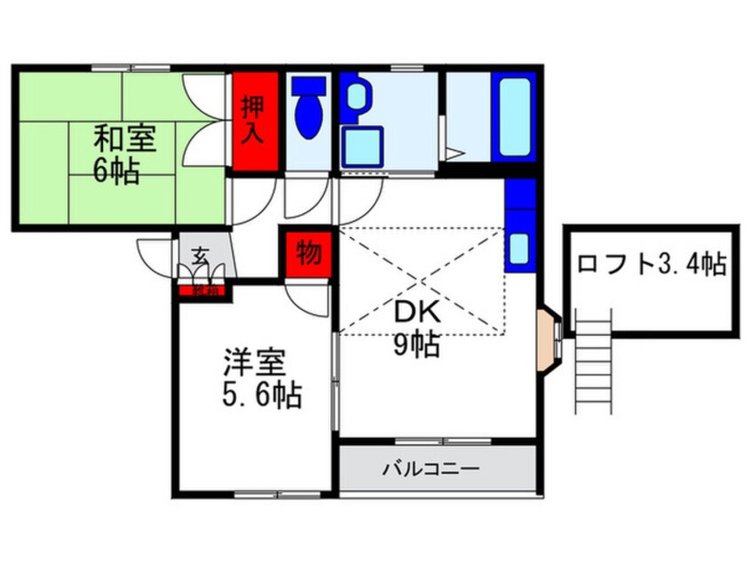 間取図 ル・サムディ