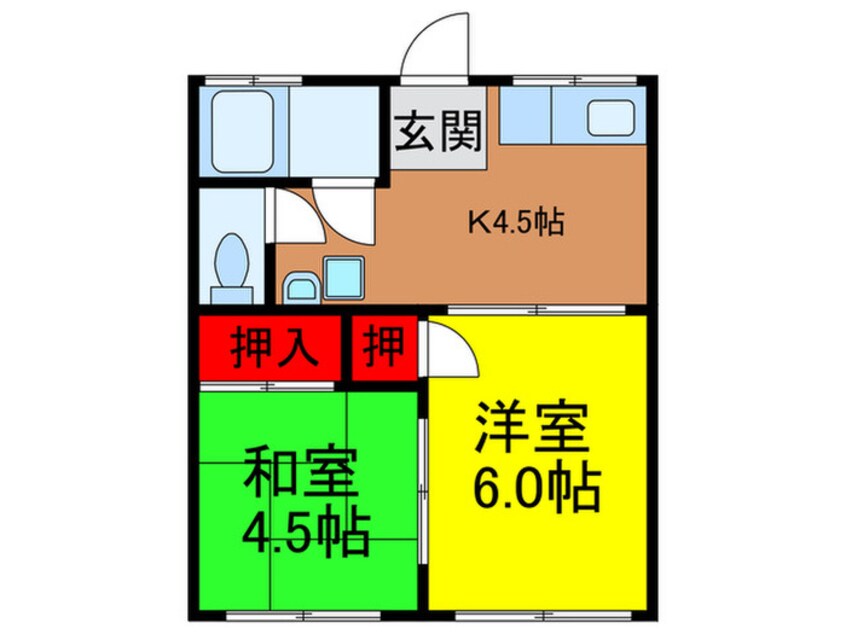 間取図 寿ハイツ