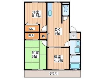 間取図 ハイランド栄