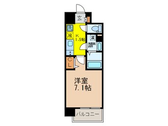 間取図 ﾌｧｰｽﾄﾌｨｵｰﾚ三宮EAST(104)