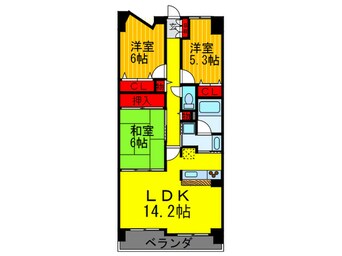 間取図 フルレ新石切(1117)