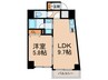 D-Rest Nakanoshima 1LDKの間取り