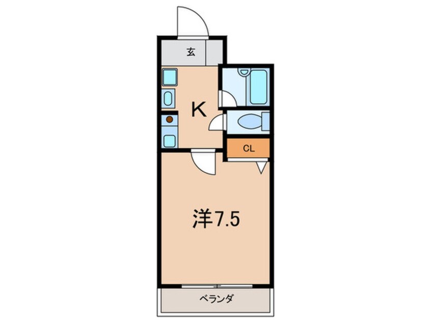 間取図 アンペリエ